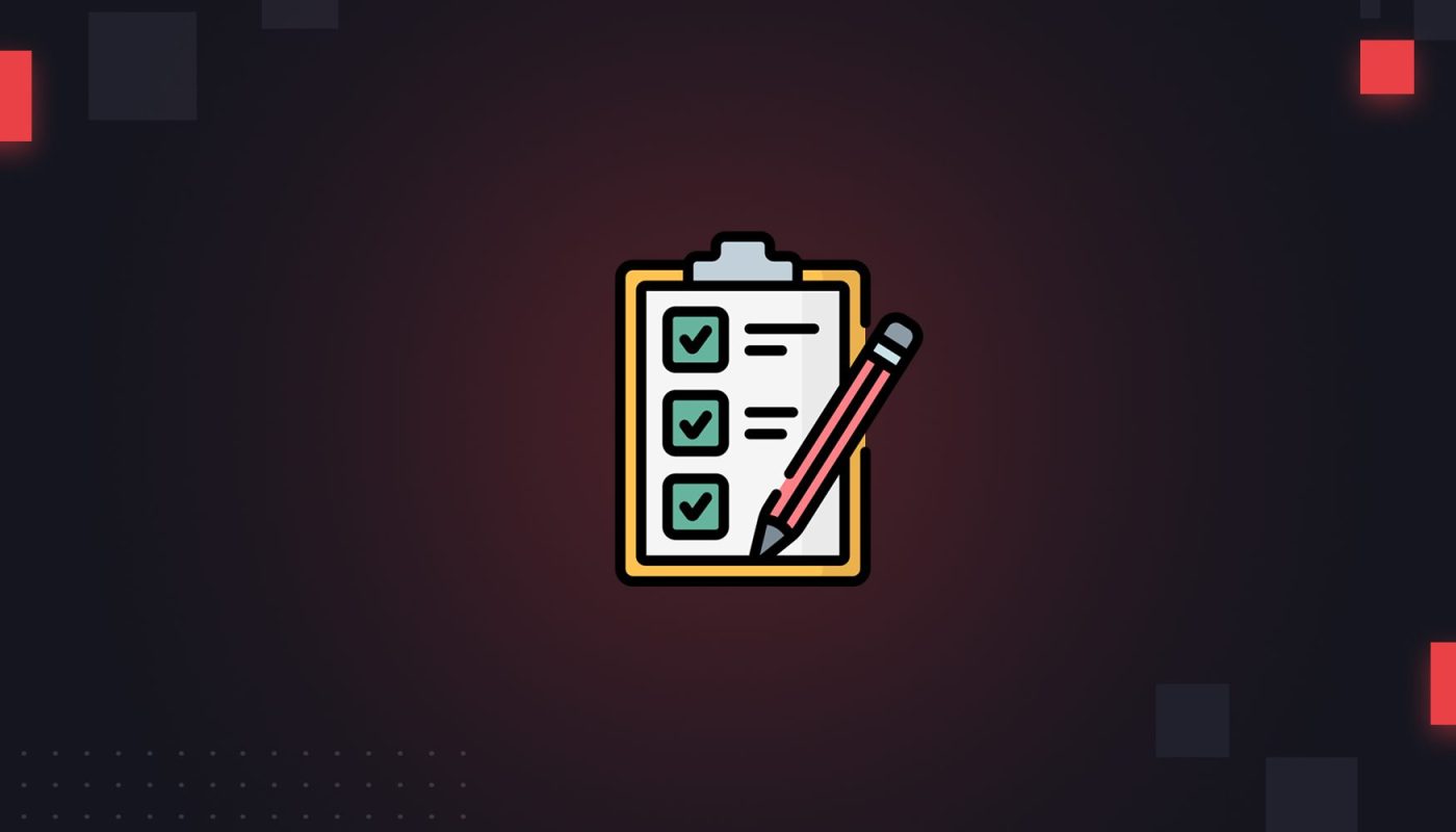 MCP checklist